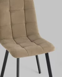 Стул Оливер Скуаре велюр Капучино / Oliver Square